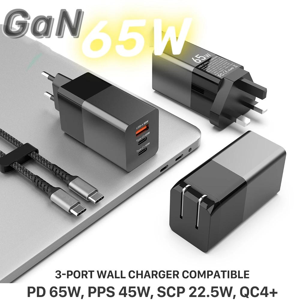 GaN 65W USB C  ,  1514 13  ƺϿ, QC4.0 QC PD3.0 PD USB-C CŸ  USB 